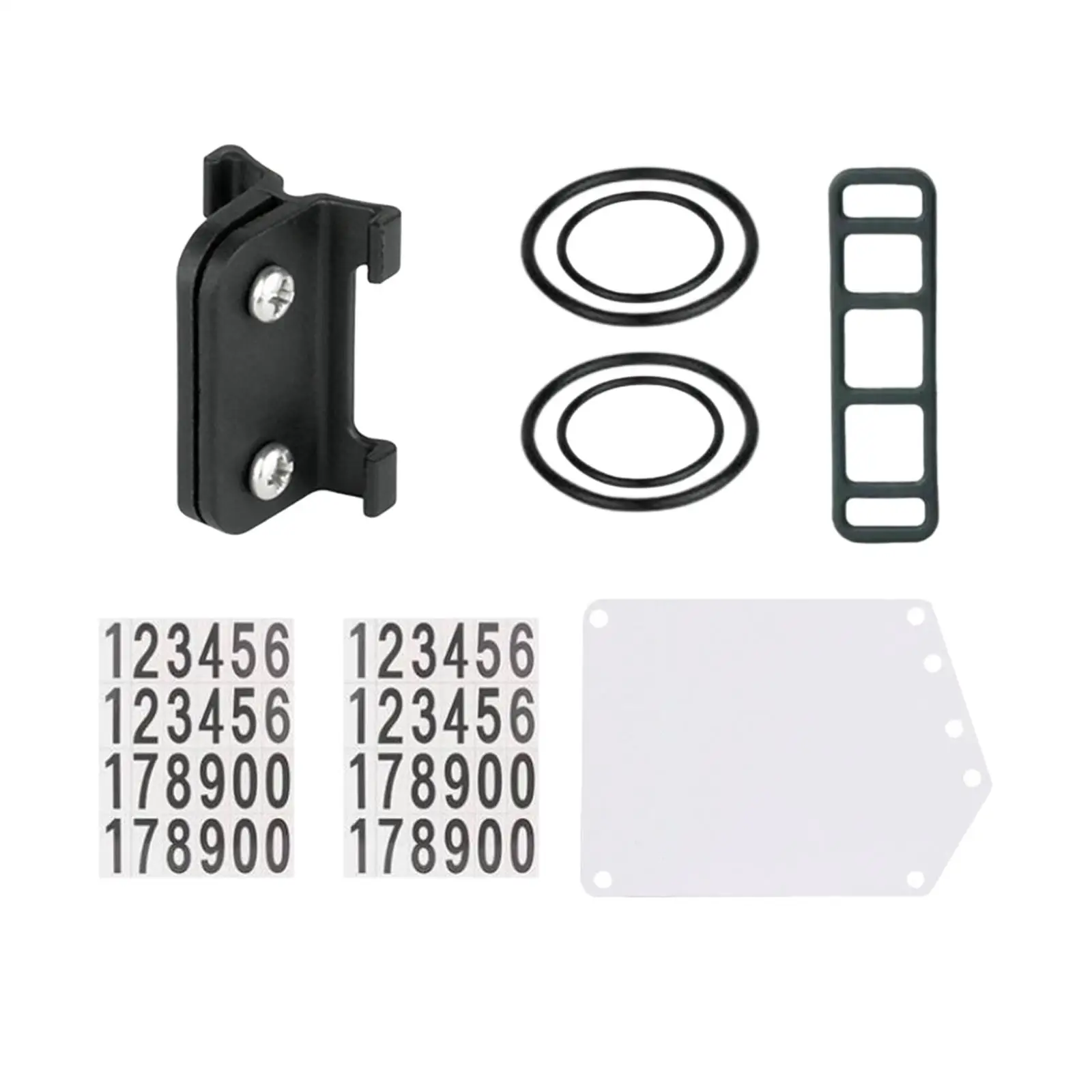 Bike Race Number Plate Mount Holder Compact Bicycle Seatpost Bracket for Cycling Competition Events