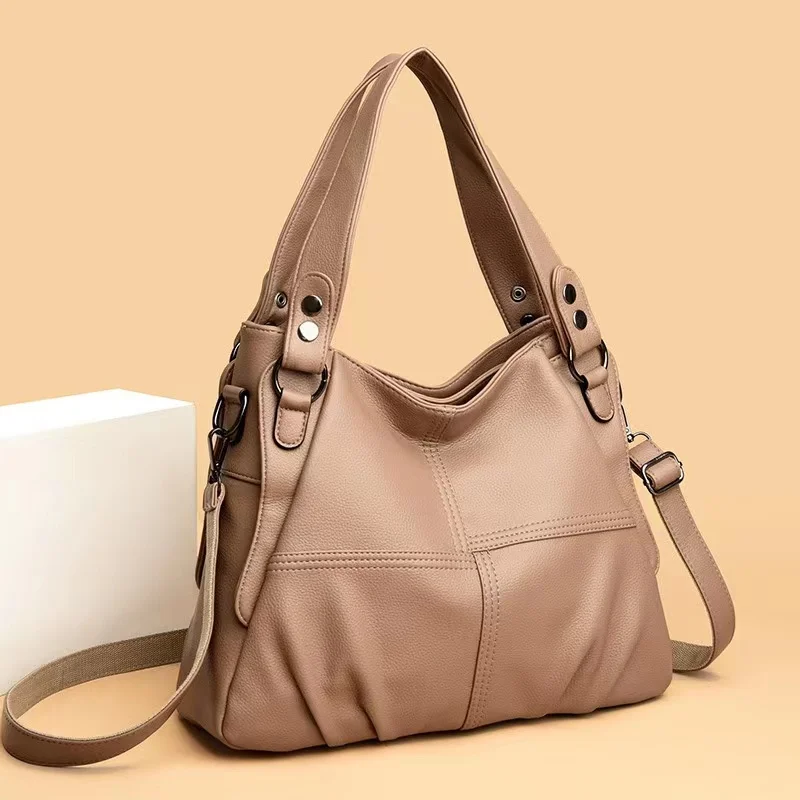 Casual Tote Bag Luxury Leather Handbags Women Bags Designer Shouler Handbags High Quality Ladies Crossbody Hand Bags J42