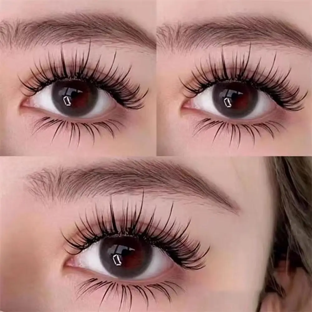 Glue-free Lower Eyelashes No Glue Needed Segmented DIY Makeup Under Extension Lash Stems Lower Reusable Individual Eyelash P4R0