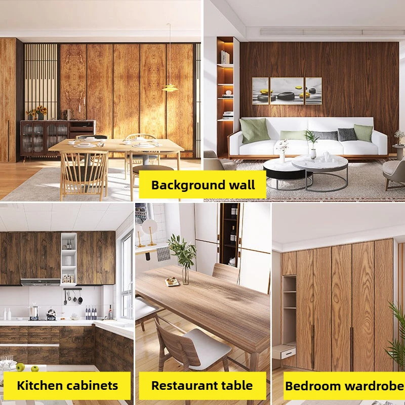 لفة ورق اتصال واسعة للغاية 40 سم 3M - بطانة خزانة قابلة للإزالة، لاصق خشبي مقاوم للماء للأدراج وخزانة الملابس والمطبخ DIY #4