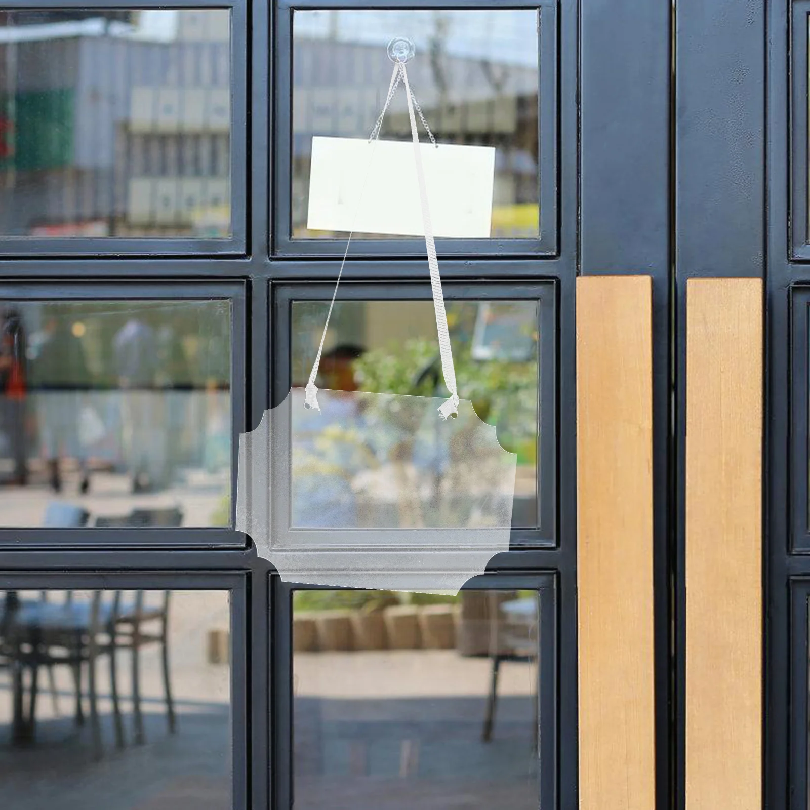 

3Pcs Transparent Acrylic Blackboard Sign Blank Hanging Small Chalkboard Boards for Home Retail Acrylic Black Board