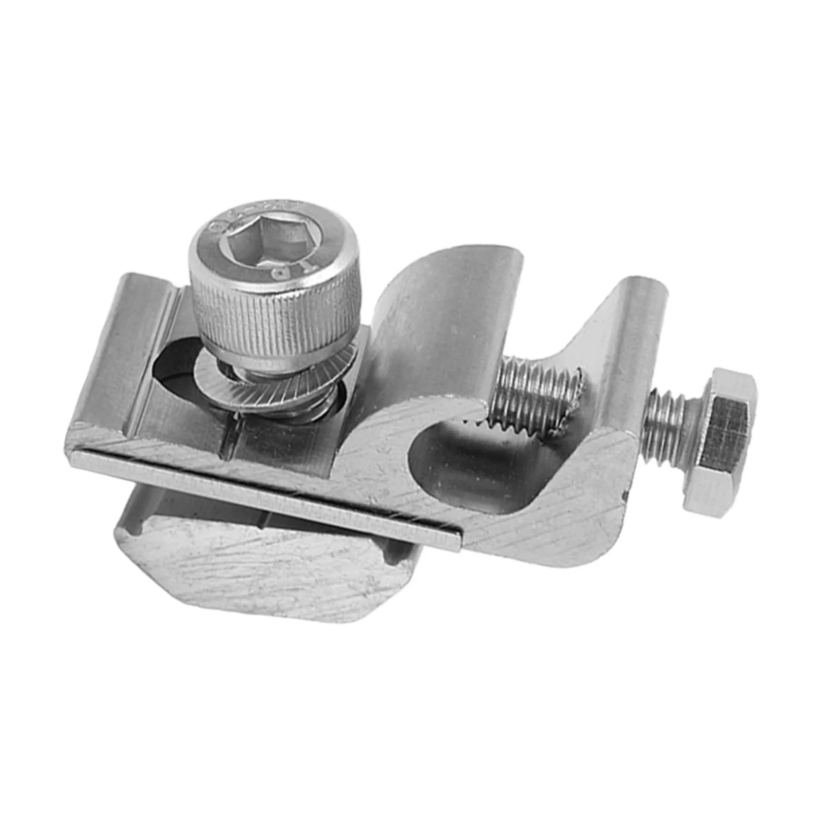 مشبك تأريض لنظام تركيب الطاقة الشمسية ، مشابك العروة ، أجزاء الدعم الكهروضوئية ، 10 أرباع ps