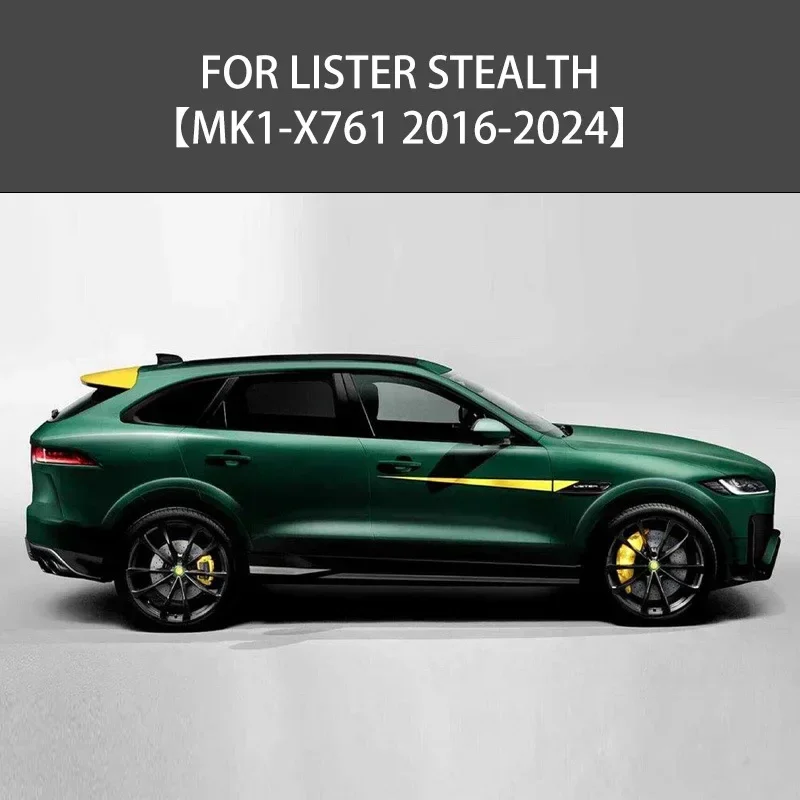 Fit for Lister Stealth Window visor Car Sun Rain Guard Vent Shade Deflector Wind Weathershield Moulding Trim