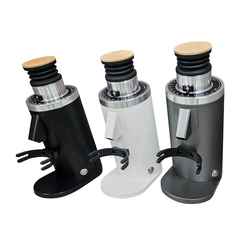 Portable Espresso Coffee Grinder DF54 Home Electric Grinder Machine 54mm Burr 90° Adjustable Grinding for Espresso and Brew