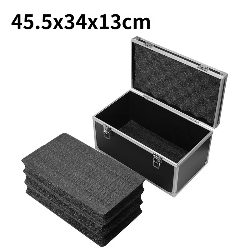

Premium Aluminum Hard Case, Protective Equipment Toolbox with Diamond Pattern, Shockproof Storage Organizer