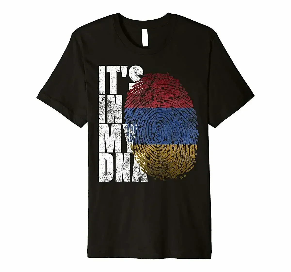 Pride Armenia Flag It's In My DNA Armenian Sign Proud Gifts T-Shirt Black S-5XL