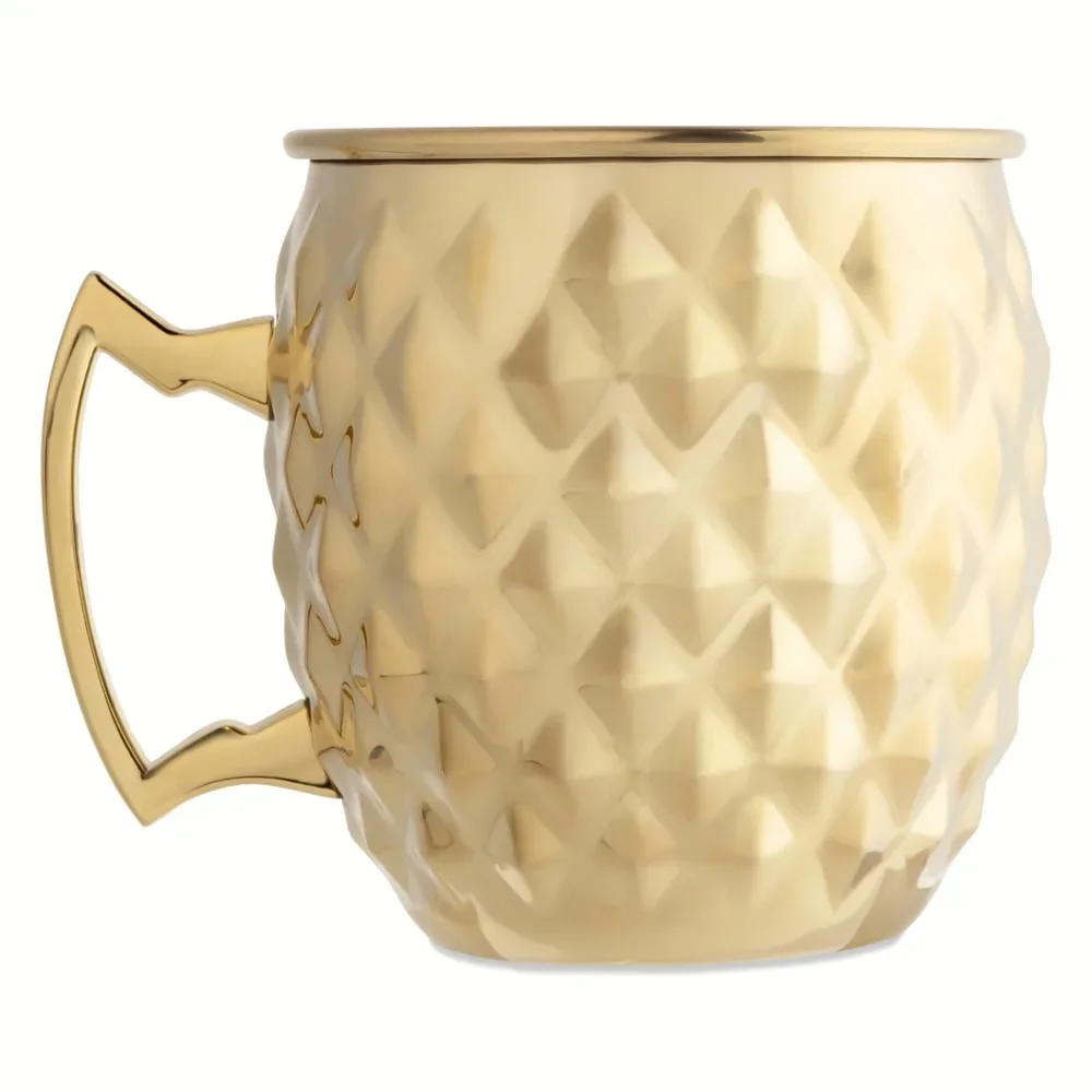 Stainless Steel Moscow Mule Mug Elegant Drinkware Durable Design Ideal Home Use Splash Resistant Unique Bar Accessory