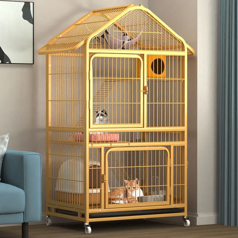 Cat Cage Three Floors Large Free Space Wholesale Cat Cage Luxury Cat House Cat House Cat Nest Cat Climbing Frame