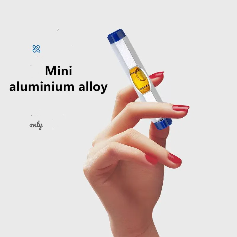 Imagem -02 - Mini Linha Suspensa Nível de Bolha Nível de Liga de Alumínio Nivelador de Corda Portátil Linha Precisa Pendurada Ferramentas de Medição Doméstica
