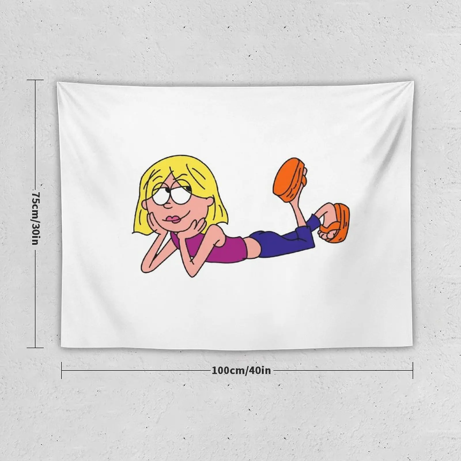 New Lizzie Mcguire cartoon Tapestry Decoration Pictures Room Wall Anime Decor Wall Art Tapestry Wall Hanging