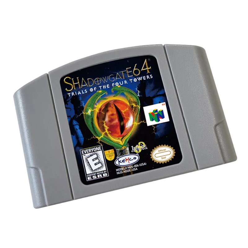 Shadowgate 64 - Trials of the Four For N64 Game Card US Version Console 64 bit USA Version Video Game Cartridge