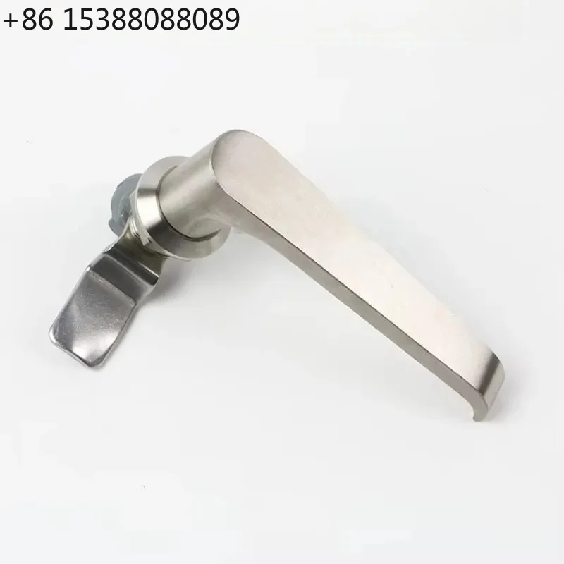 Stainless steel L handle quarter turn cam latch handle lock without lock core electric cabinet lock(2pcs)