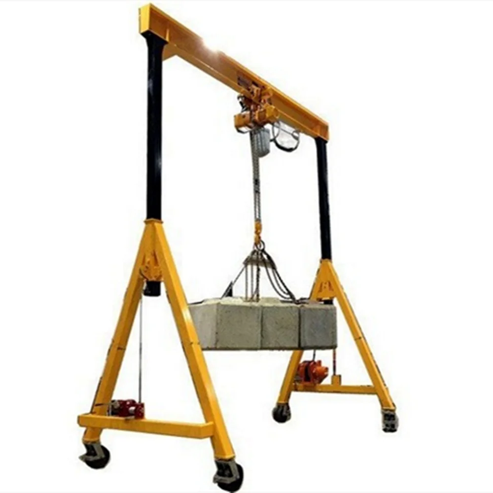 Portable Gantry Crane Mobile Aluminum Workstation Overhead Rail Crane System with Vacuum Lifter