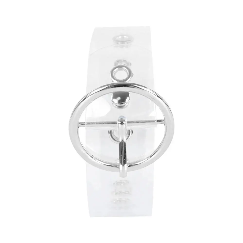 Steampunk Punk Style Transparent Belt Woman Versatile Fashion Pvc Wide Belt Waist Seal Belt Waist Accessory