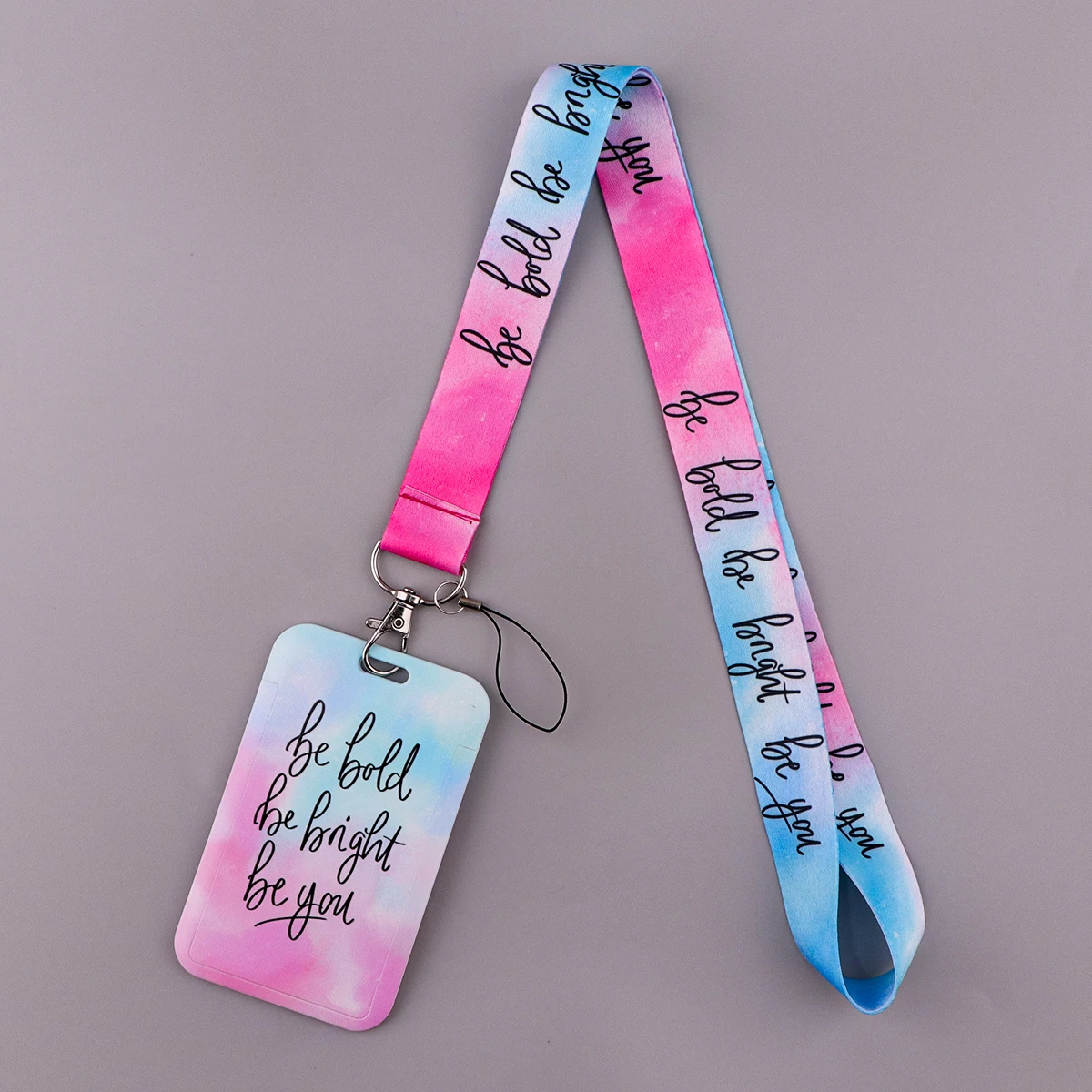 

Colorful Quotes BE YOU Lanyard Neck Strap for Keychain IDCard Cover Badge Holder Mobile Phone Hang Rope Keyring Accessories Gift