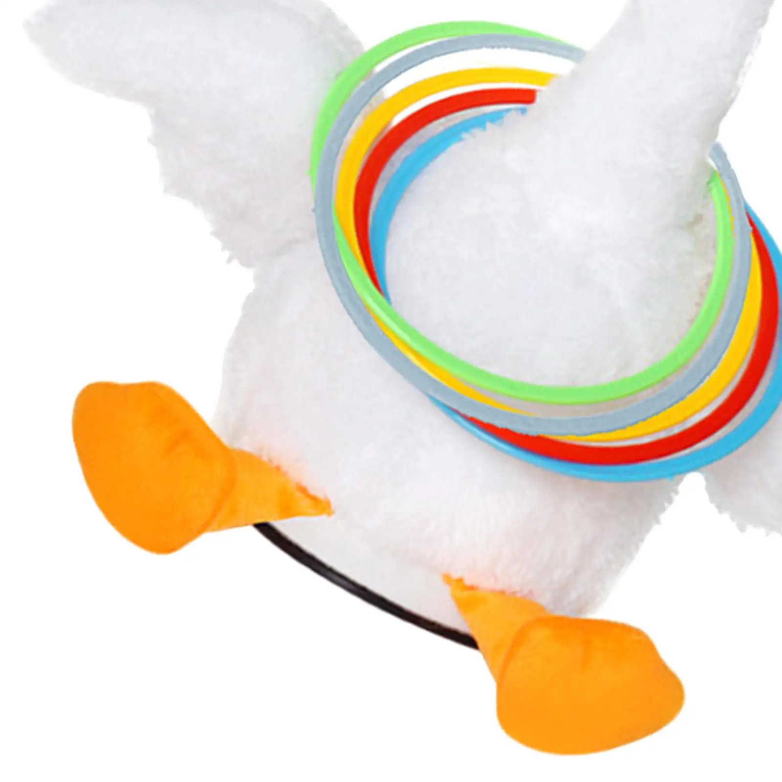 Toss Dancing Singing Goose Toy Multiple Play Modes Hand Eye Coordination Lovely Electric Goose Plush Toy Toss Toy dla dzieci