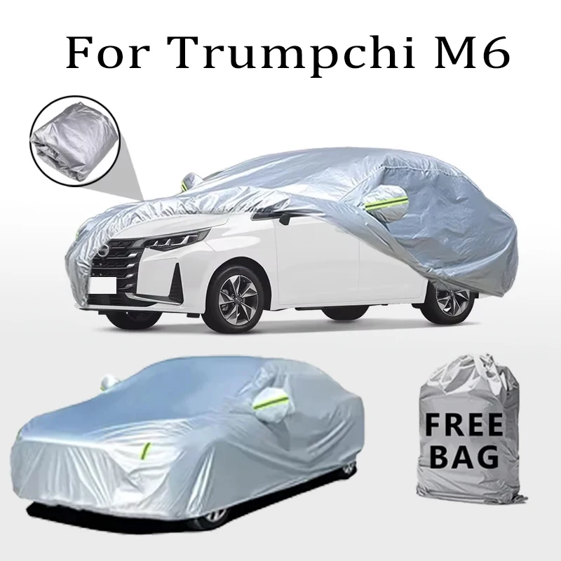 

For Trumpchi M6 Car Cover Outdoor Protection Full Exterior Snow Cover SunshadeDustproof Protection Cover Car Accessories