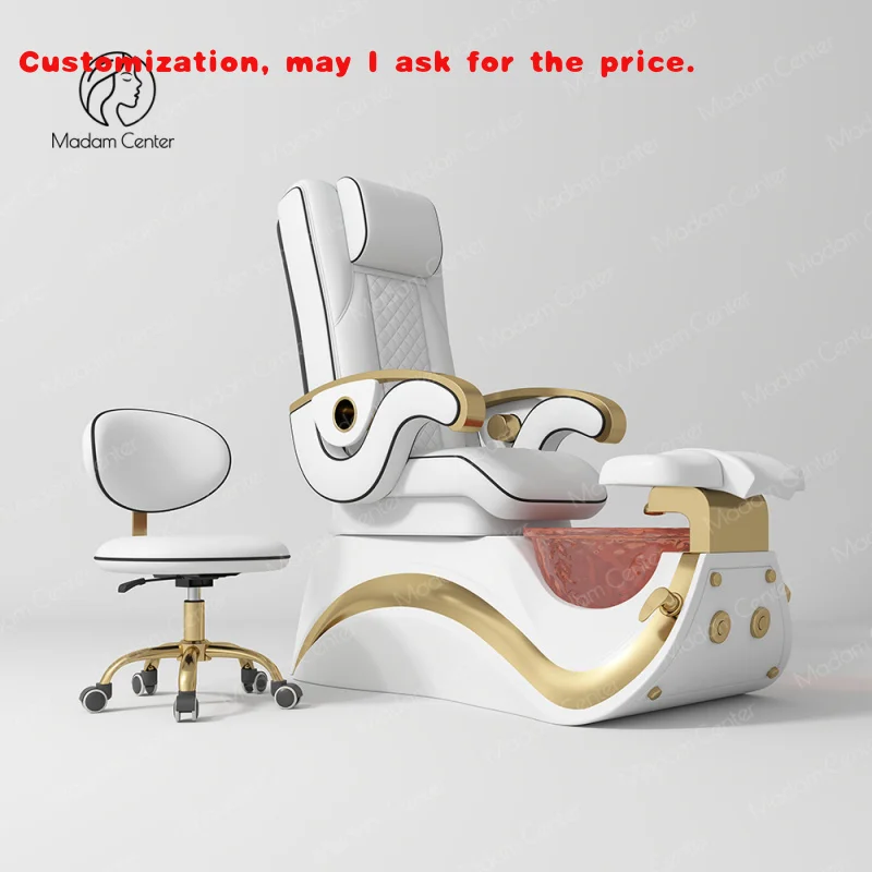 

Custom.Madamcenter Professional SPA Маникюр и педикюрные принадлежности Кресло для педикюра OEM Настраиваемый пластик на пьедестале