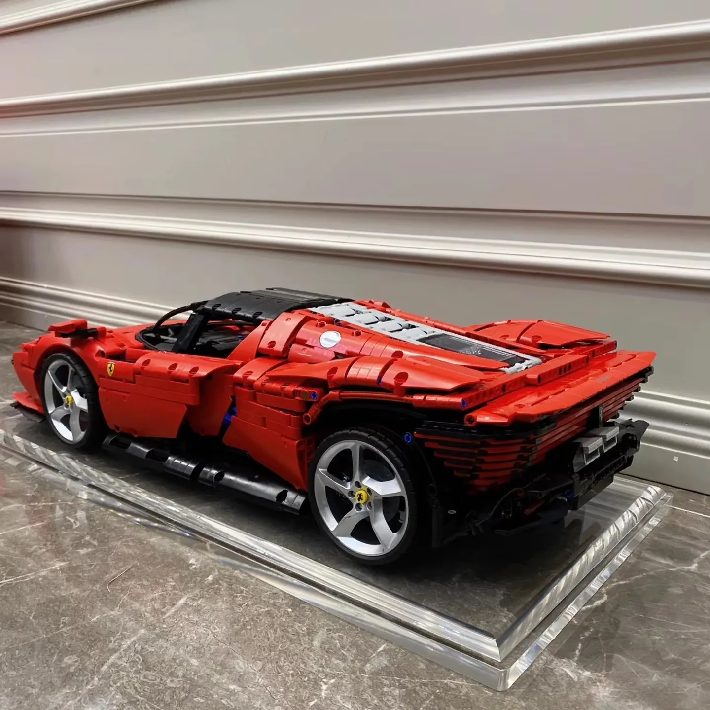 نموذج سيارة Daytona SP3 متوافق مع التقنية 42143 3778 قطعة ألعاب ألغاز الطوب هدية عيد ميلاد للأولاد