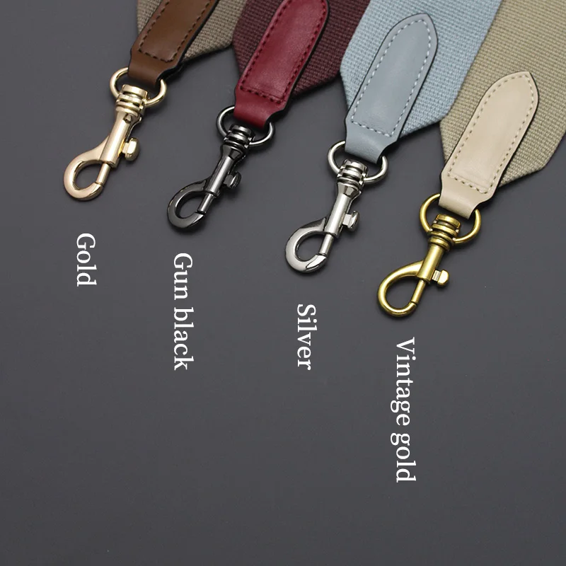 TINBERON Bag Accessories Canvas Shoulder Bag Strap Women Luxury Handbag Wide Bag Strap Solid Color Canvas Weaving Shoulder Strap