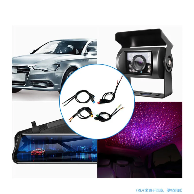 5.7feet 180cm eblike M8 waterproof 2Pin Electric Bicycle Joint Plug male to female Cable Connector Scooter Signal Sensor wire