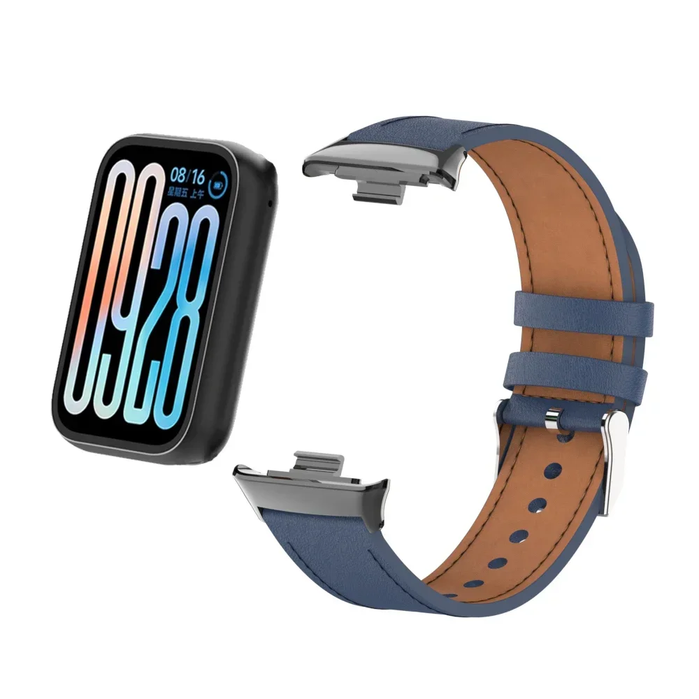 Soft Leather Strap for Xiaomi Mi Band 9 Pro High-end Replaceable bracelet wristband Xiaomi Mi Band 8 Pro/Redmi Watch 4/5 correa