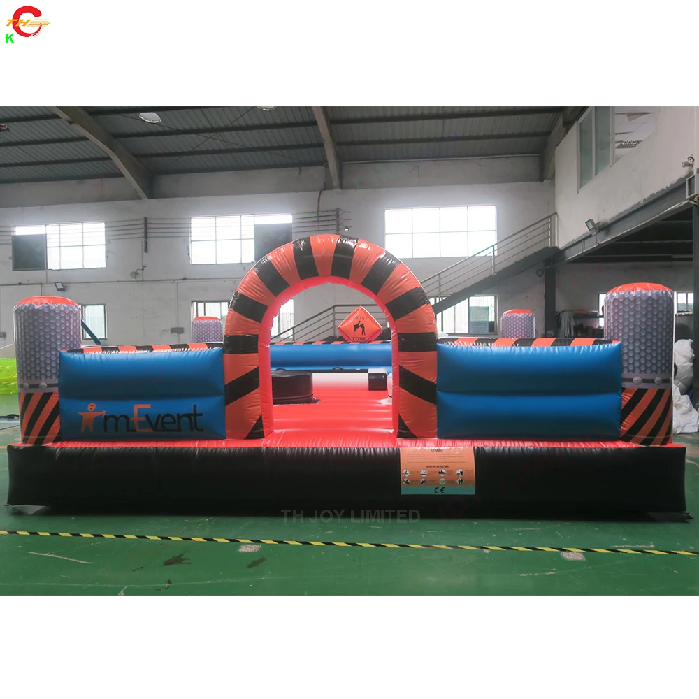 5x4m kommerzielles aufblasbares Gladiator-Glätteisen zum Abwischen, Kampfsportspiel zu verkaufen