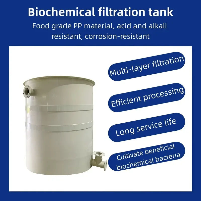 Aquaculture MBBR Filter Corrosion-resistant PP Biofilter Tank for Shrimp / Fish High-density Farming view 6