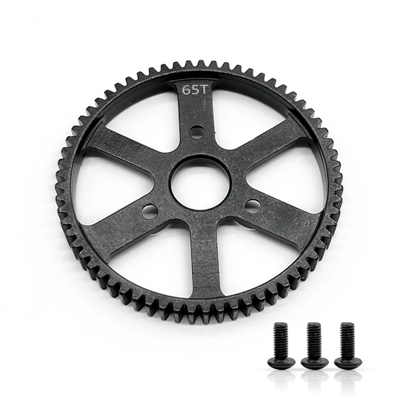 Large E Large S Metal Gear Black Gear 65T Steel Teeth, Modified And Upgraded Accessories For Traxxas SUMMIT