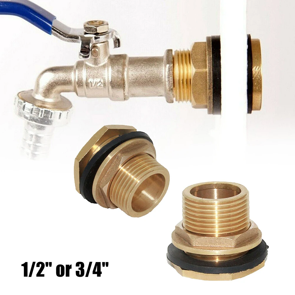 Water Butt Water Tank Tap Buckets Connector Brass Bib Tap Click-lock Fitting Inner And Outer Thread Drain Interface Hardware