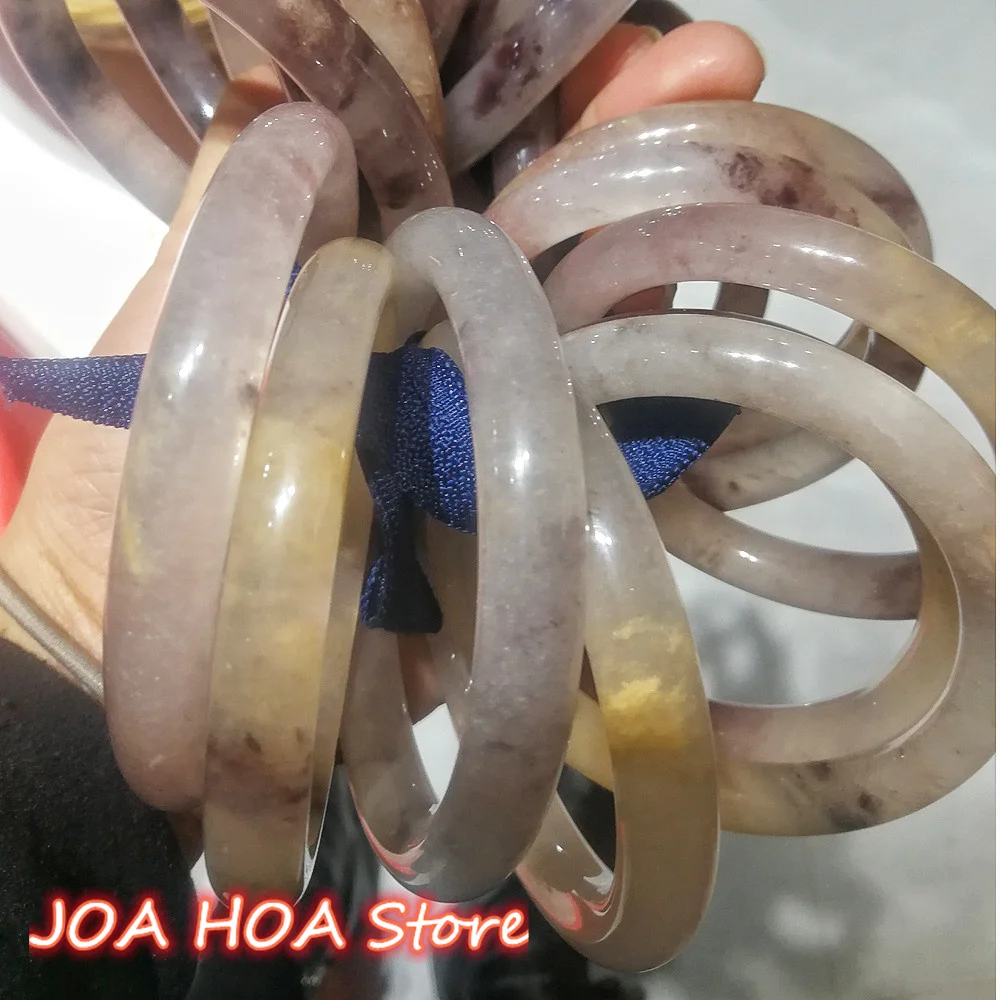 Natural Xinjiang Golden Silk Jade Bangle Exquisite Unique Pattern Rough Stone Bracelet 10mm Round Bar Handring Quality Jewelry