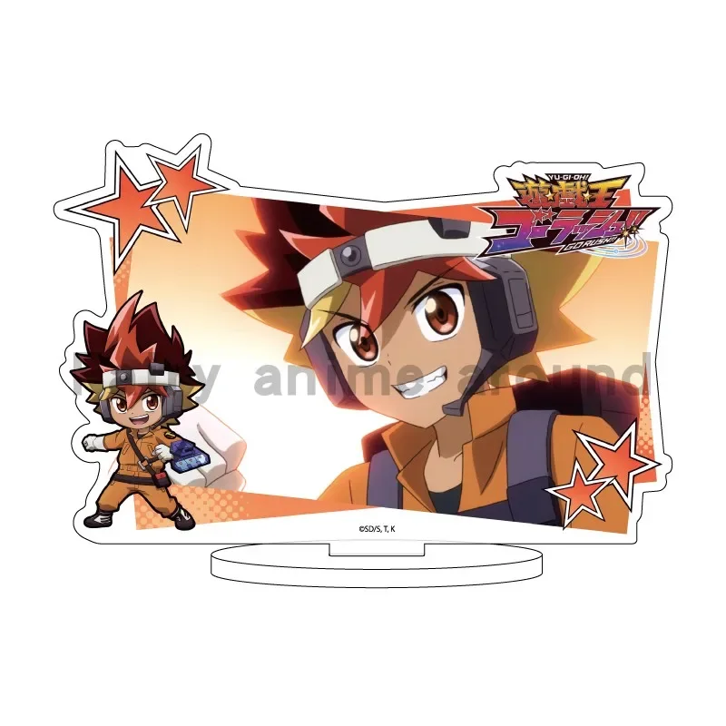 Anime Yu-Gi-Oh! VAI RUSH! Action Figure Doll YuGiOh Yudias Velgear Oudou Yuuhi Yuamu Acrilico Modello di Supporto Piastra Cosplay Giocattolo Regalo