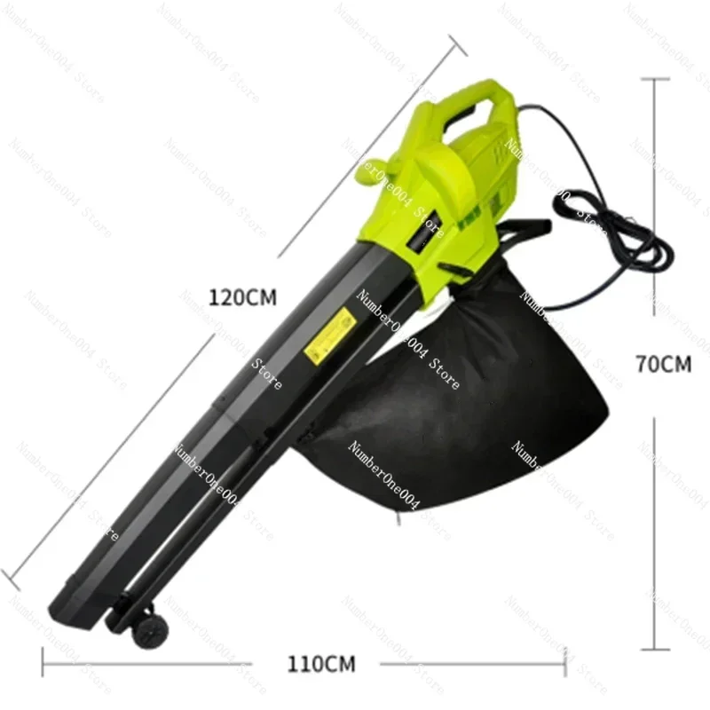 For Electric leaf blower crusher blower high-power blower dust collector high-efficiency blowing and suction