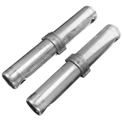 2 Pcs Connecting Rod Plumbing Tools Coupling Pin for Scaffolding Accessories Metal Durable Galvanized Hardwares