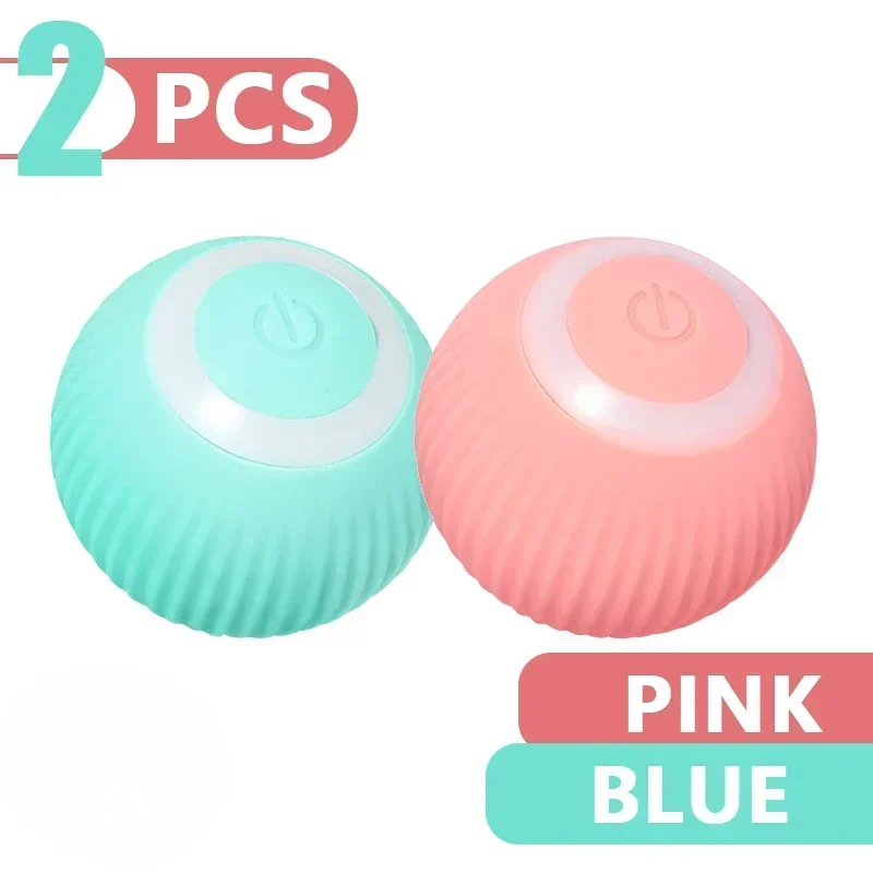  Cat Interactive Ball Smart Cats Toy Electronic Interactive Playing Pet Toys Indoor Automatic Rolling Magic Ball Supplies