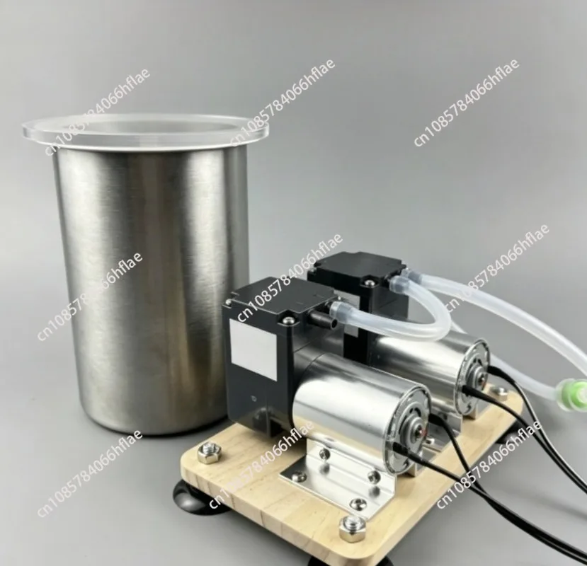 Professional Vacuum Degassing Machine, 304 Stainless Steel Chamber with Transparent Lid for Resin & Silicone Casting