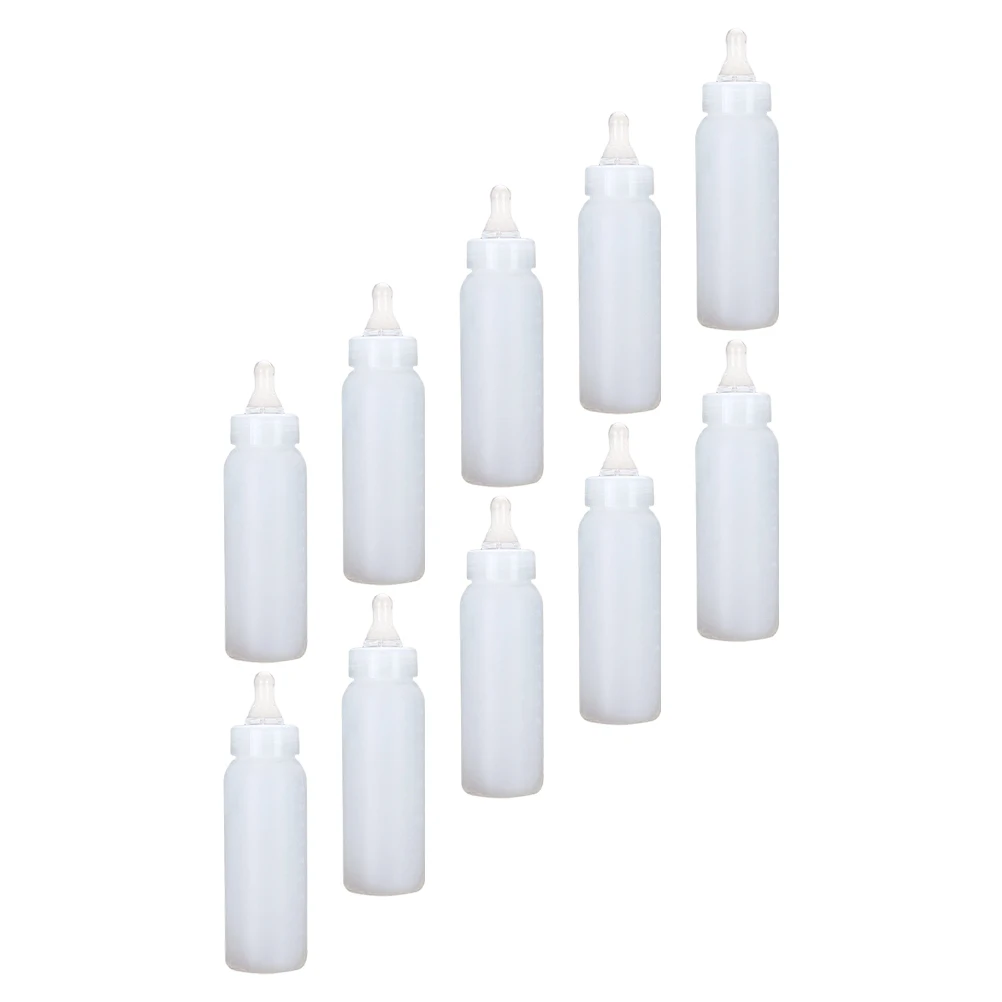 

10pcs Sheep Milk Bottles Lamb Feeding Containers Piglets Nursing Bottle 250Ml High-Grade Livestock Feeder Portable Farm