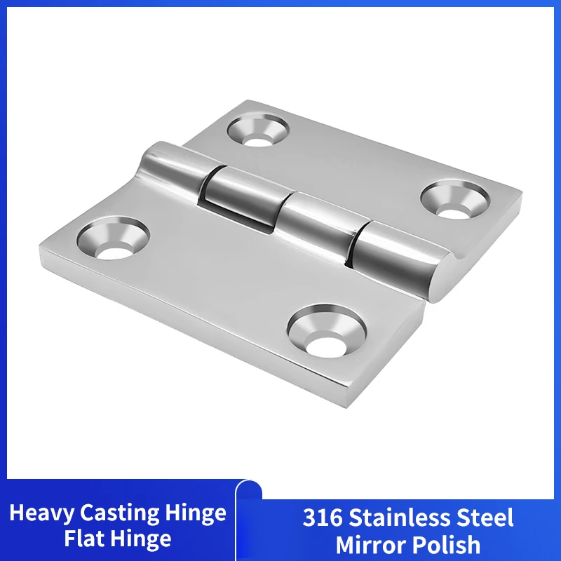 

Alastin 316 Stainless Steel Square Casting Hinge Industrial Metal Loose-Leaf Cabinet Glass Door Hinges Door Hinges