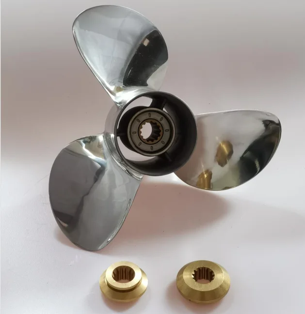 35-50HP 11.1X14 Boat Engine Prop Matched For TOHATSU&NISSAN STAINLESS STEEL OUTBOARD PROPELLER Marine Propeller