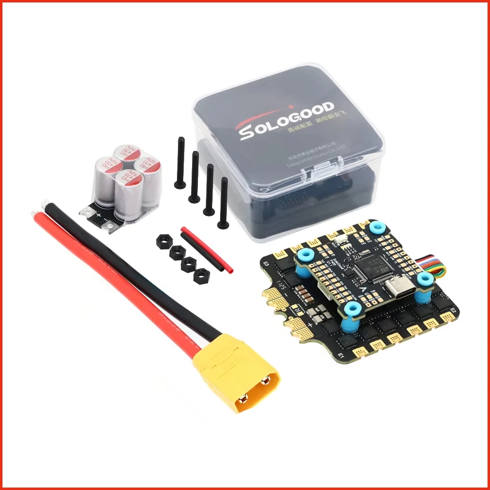

SoloGood F722 80A 6S/8S Stack, F405 80A 6S Stack.F722/F405 Flight Controller BLS 60A 80A 4-in-1 ESC