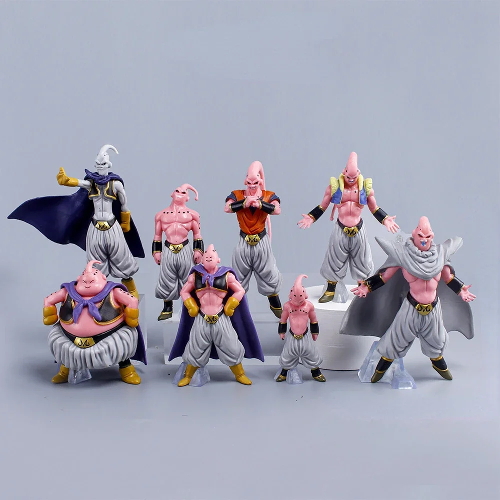 شكل حركة أنيمي دراغون بول Z للأطفال ، ماجين بو ، تمثال بو ، نموذج غوكو PVC ، مجموعة ألعاب الدمى ، هدية ، 8 ، لكل مجموعة