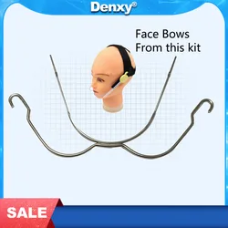 Denxy 2 Pcs Dental Orhodontic Face Bows Symmetry Extraoral FaceBow Ortho Headgear Brace Orthodontic Brackets