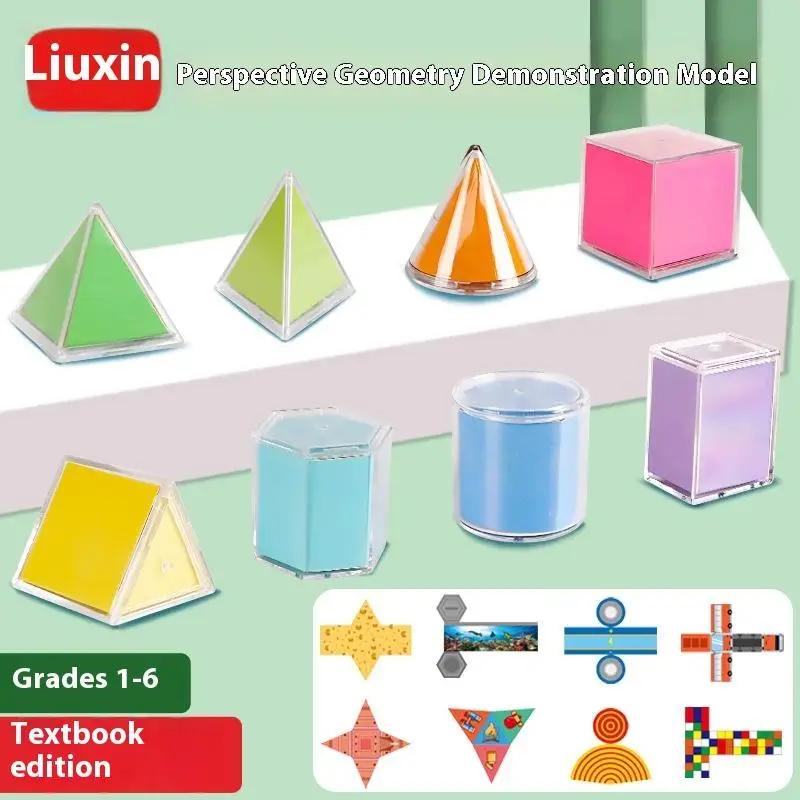 1Set Geometrie Demonstration Modelle Räumliche Struktur Visualisierung Werkzeuge STEM Bildung Lehr Kits