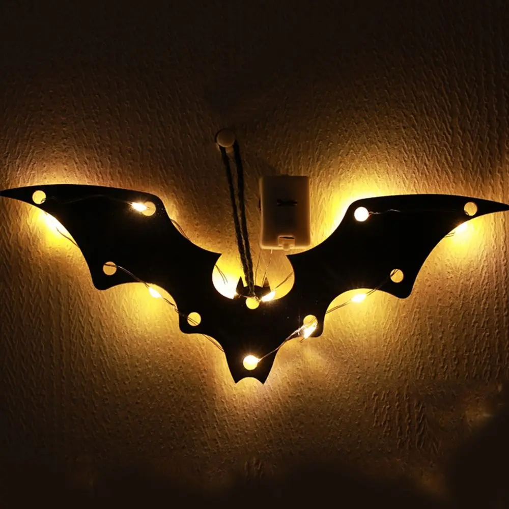 مخيف علامة ترحيب هالوين شنق العلامة ضوء الساحرة العنكبوت هالوين الباب الأمامي ضوء قلادة منزل مسكون المنزل الأمامي