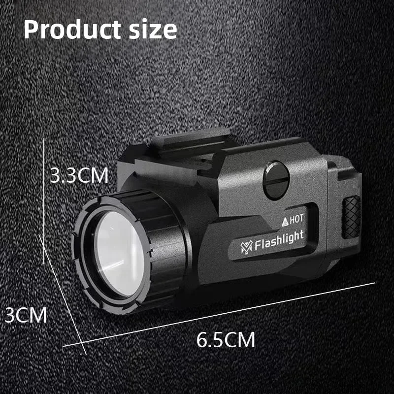 Compact All Metal Hobby Flashlight 800LM White Light Multi Flash Modes USB Charging Complete With Tool & Storage Pouch