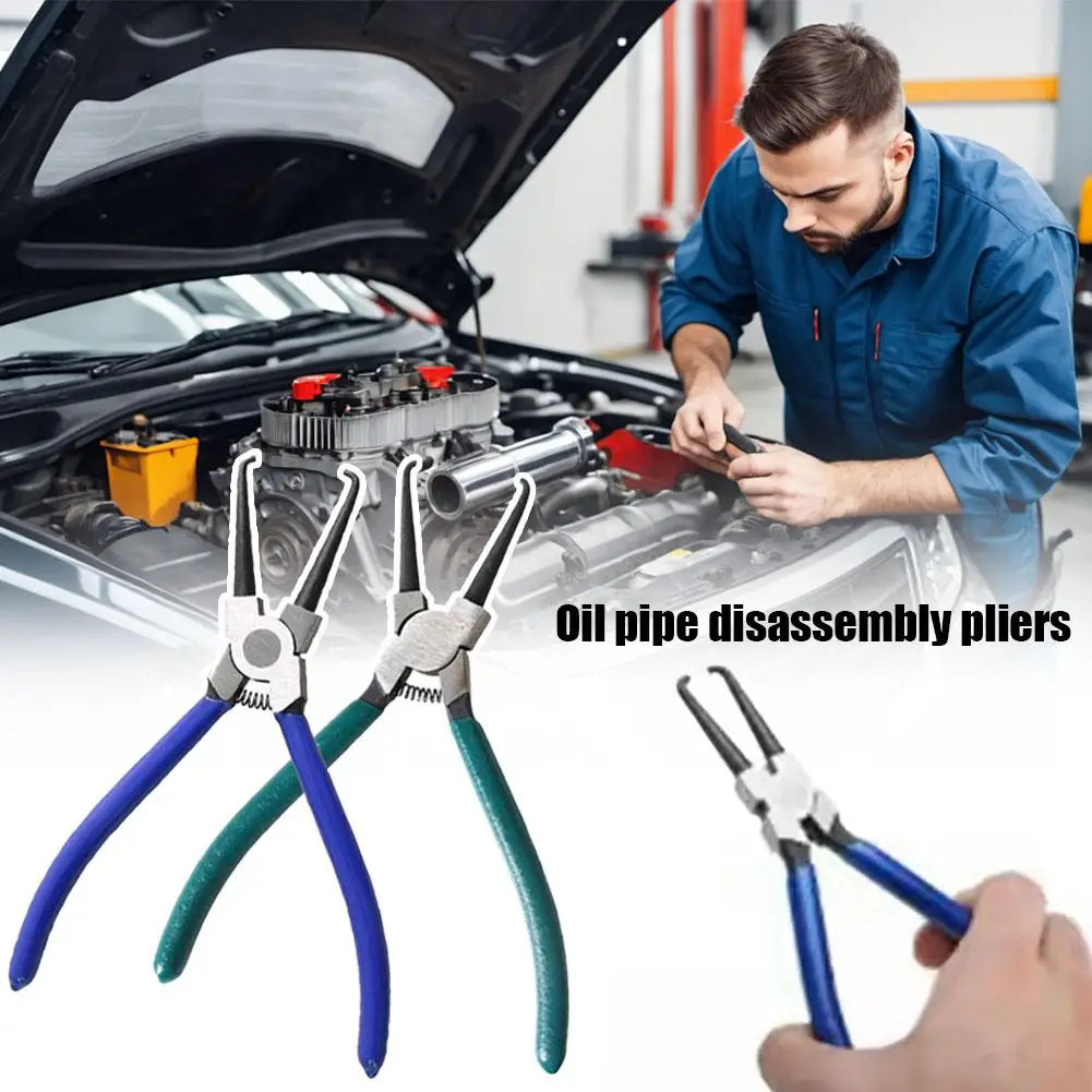 Joint Clamping Pliers Fuel Filters Hose Pipe Buckle Removal Caliper Carbon Steel Fits For Car Auto Vehicle Tools Accessories