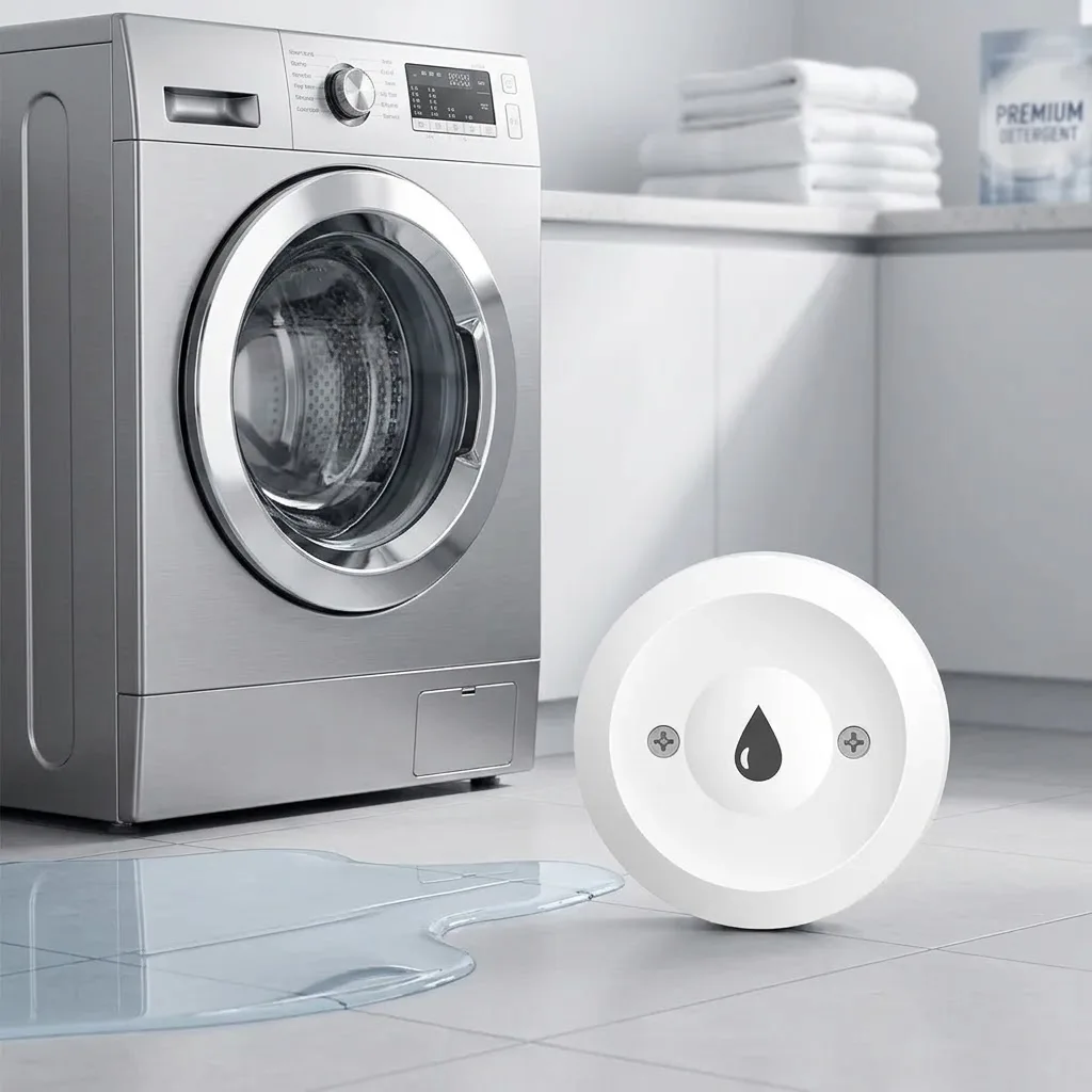 ZigBee Wasserleck-Detektor, Verknüpfter Hochwassersensor, Überlauf-Alarm, Wasserdichter Smart-Home-Sicherheitssensor – Detail 8