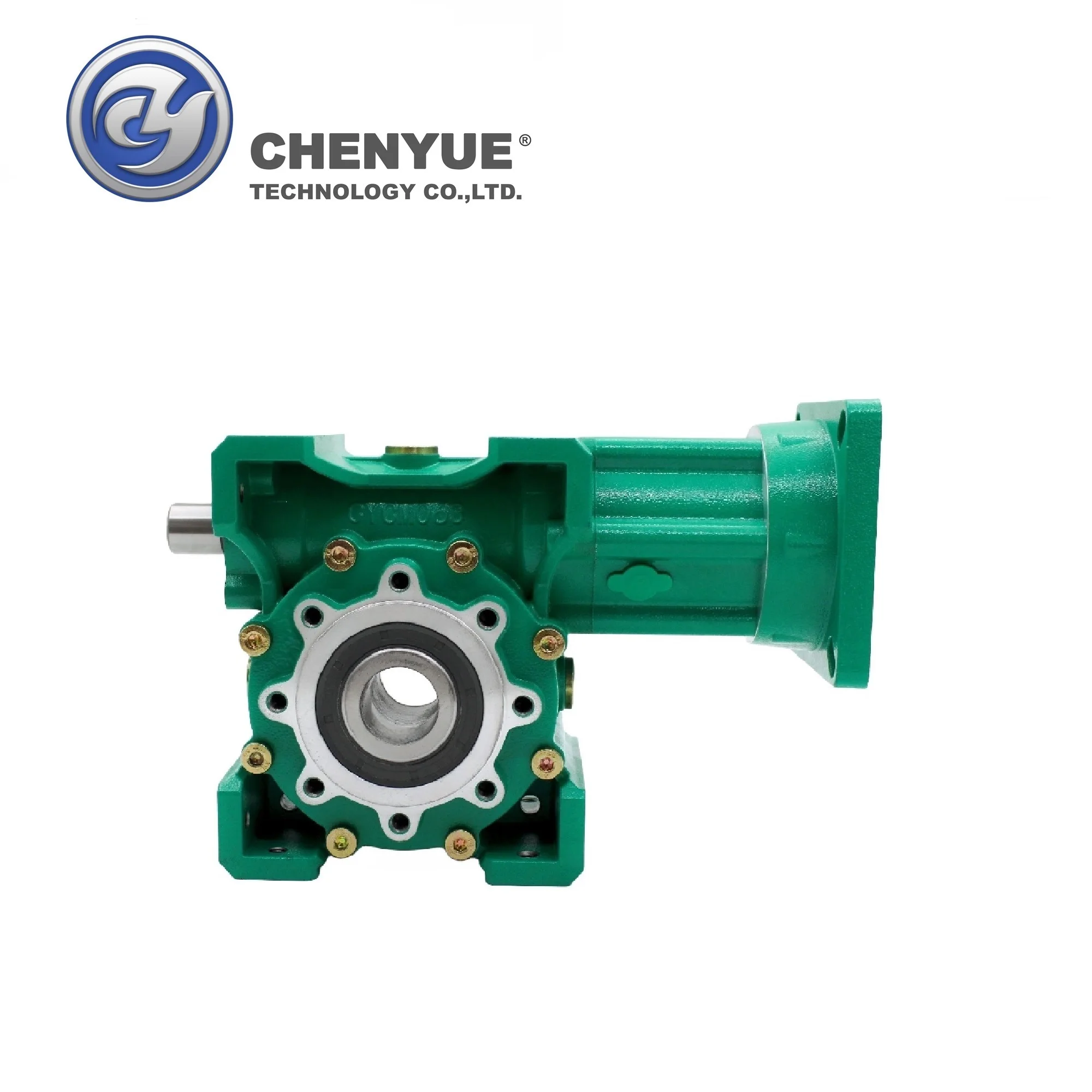 

CHENYUE Low backlash 0.5-2 Arc minute Worm Gearbox CYCM63-VS Input 14/19/20/22/24 Output 30mm Ratio 5:1/80:1 Free Maintenance