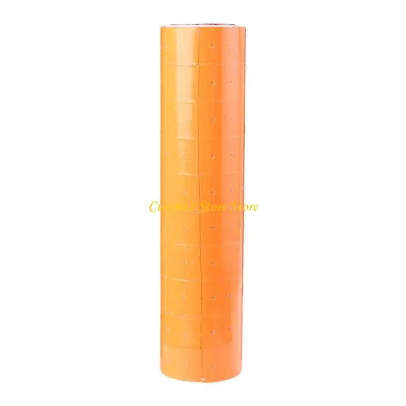 A3PC 10 Pcs Label Price Tag Rolls Tag Label Refill FOR Price Gun MX-5500 White for w/ Double Red Lines Yellow Red Pink