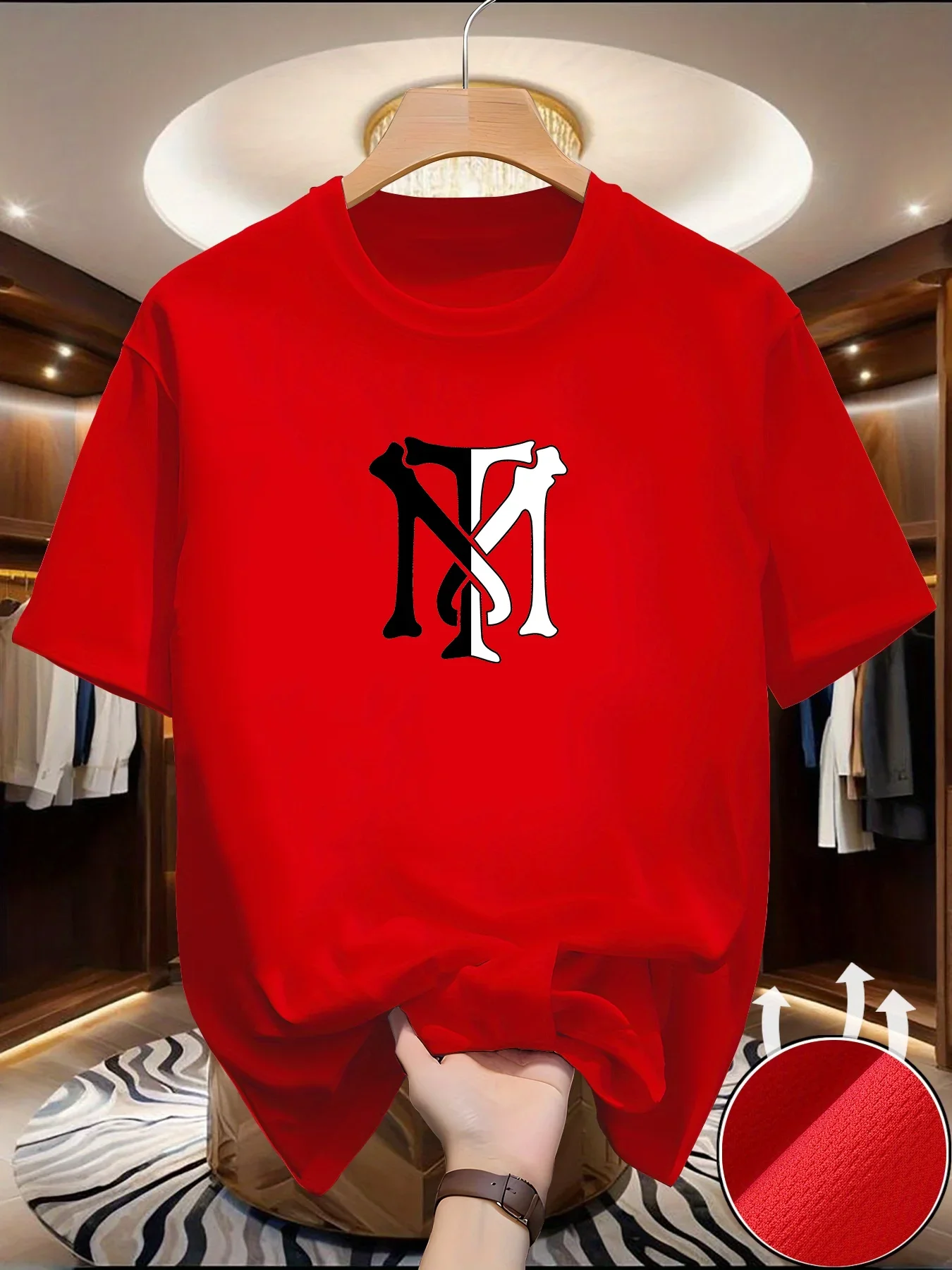 2026 New Men's Running T-Shirt - Spring/Summer Lightweight Top - Quick-Drying Short Sleeve Breathable Fitness Sports T-Shirt
